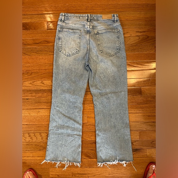 MSRP $198 Rails The Sunset Crop Slim Flare - High Rise Crop - Snowbird - Size 30 - Picture 7 of 9